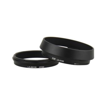 Peirich Pare-Soleil + Adaptateur Filtre + Bouchon Pour Fujifilm X10 X20 X30 Métal 52mm