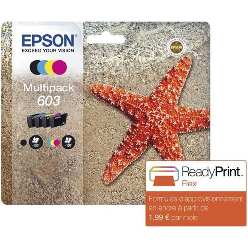 Epson offre : 603XL série (marque 123encre) - noir + 3 couleurs