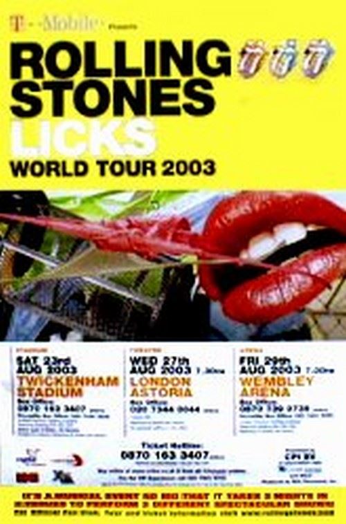 ROLLING STONES - 100x150 cm - AFFICHE / POSTER État correct - N/A reconditionné disponible sur Fnac