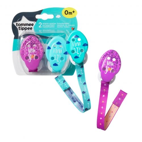 Lot de 2 attaches sucettes - tommee tippee