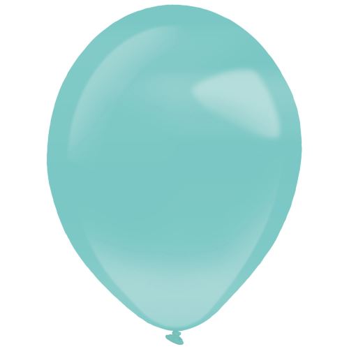 Amscan perle pour ballons 35 cm latex turquoise 50 pièces