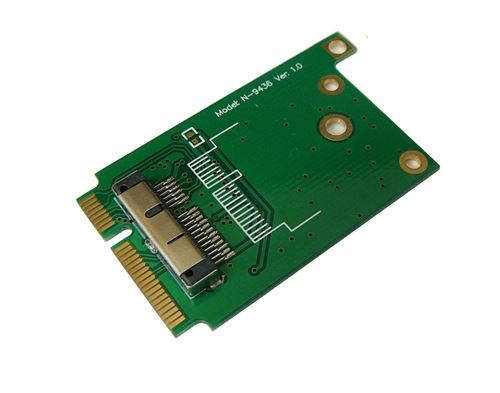 Adaptateur BCM94331CD BCM943224PCIEBT2 BCM94360CD BCM94331CSAX vers miniPCIe Pour carte WIFI / Bluetooth de Macbook