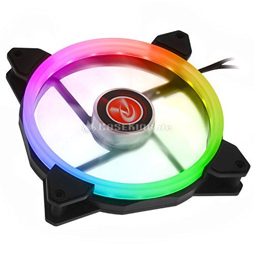 Raijintek 0R400048 Ventilateur pour PC Noir/Rouge