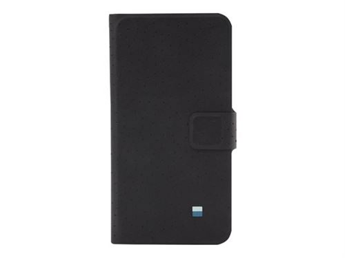 Golla AIR Slim Folder - Protection à rabat pour téléphone portable - polyuréthane, polycarbonate - cendre, revêtement bleu - pour Apple iPhone 6 Plus