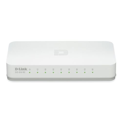 D-Link GO-SW-8E Mini Switch 8 ports 10/100 Mbps Ethernet Blanc