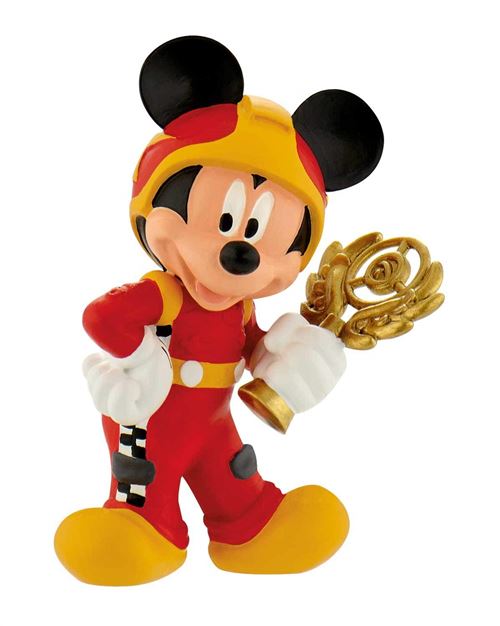Bullyland - Mickey Mouse Figurine Disney Junior Pilote de Course Micky, 15461