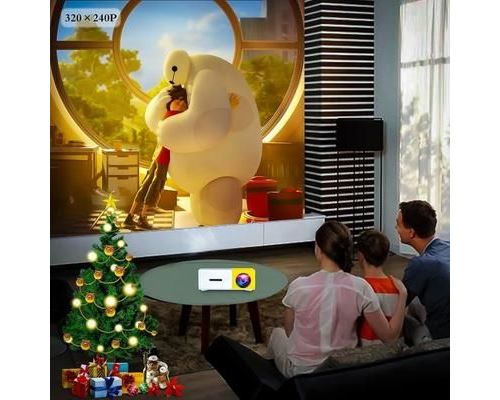 Artlii Mini Projecteur, LED Portable Projecteur avec USB-SD-AV-HDMI pour Loisirs (Maison Film Theatre,Video,Camping,Jeu)