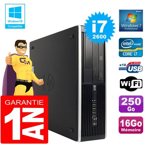 Acheter Pc hp compaq 8300 sff core i7-2600 ram 16go disque 250 go graveur dvd wifi w7 État correct - 269,00 € Pc hp compaq 8300 sff core i7-2600 ram 16go disque 250 go graveur dvd wifi w7 État correct - Hewlett-Packard reconditionné disponible sur Fnac