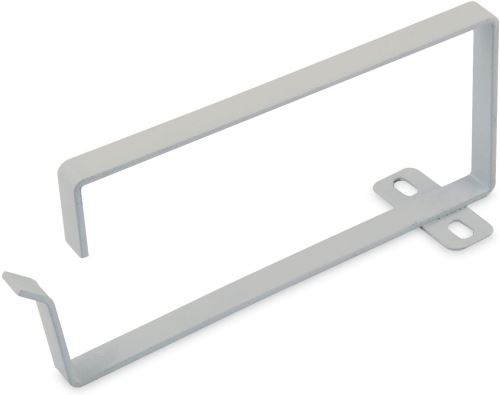 Support de guide-câbles DIGITUS 70 x 150 mm - - 10 pièces - armoire réseau 19 - gestion des câbles - gris