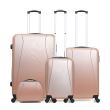 Set de 4 valises HERO LANZAROTE-C Rose en ABS