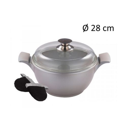 Aitout Casserole Ø 28 Cm Induction Bergner Couvercle 6.2 L Aqualon Cuisine