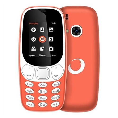 Téléphone Portable BRIGMTON NTETMO0862 BTM-4-O Dual SIM Movil Senior 1,7 Orange