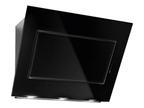 Falmec Design Quasar Vetro - Hotte - hotte décorative - largeur : 120 cm - profondeur : 46.2 cm - evacuation & recyclage - sans moteur - verre noir