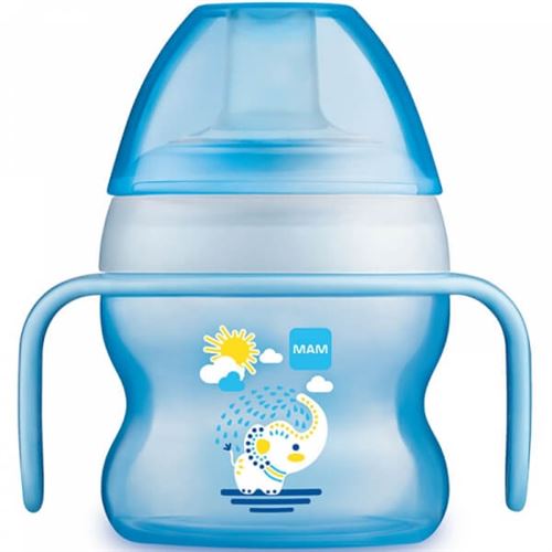 Tasse à bec souple 150ml bleu - mam