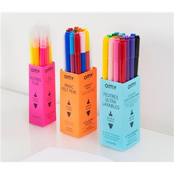 Boîte de 14 feutres magiques Omy