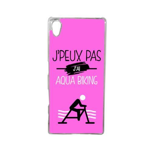 Coque j peux pas j ai aqua biking 6 compatible sony xperia z5 transparent