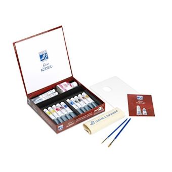 Lefranc Bourgeois Coffret Artiste De 10 Tubes De Peinture Acrylique Fine 20 Ml Avec 2 Tubes De Peinture Blanc Titane 20 Ml 1 T Peinture Achat Prix Fnac