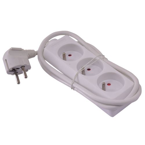 Bloc 3 prises 3g*1.0mm2*1m - I-Watts