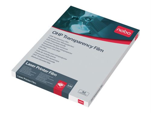 Nobo Laser Printer Film - Film Transparent - 50 Feuille(S)