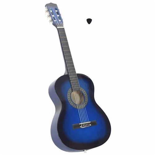 Vidaxl Bleu Guitare Classique De Débutants Et Enfants 3/4 36" - Image 1