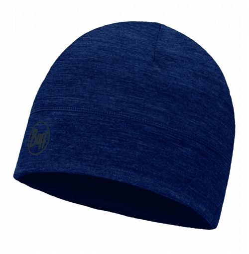 Buff beanie merino blue taille unique