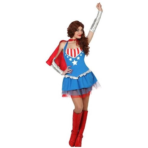 Atosa - 23126 - costume - déguisement superhéroïne - adulte - taille 2 - Déguisements et fêtes