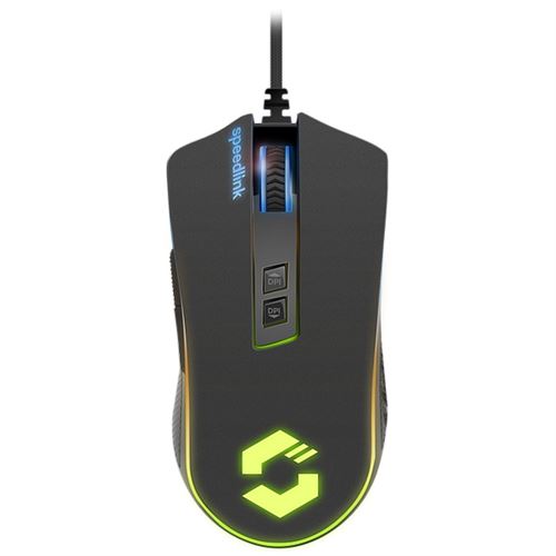 SPEEDLINK ORIOS RGB Gaming - Souris - 7 boutons - filaire - USB - noir