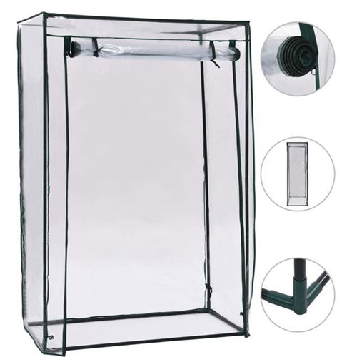 vidaXL - Serre de jardin pour tomates - Abri de fleurs - Acier - Image 3