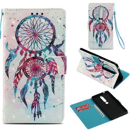 Etui en PU attrapeur de rêves pour votre Nokia 6