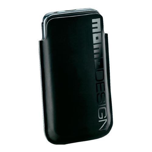 Etui de couleur noir pull up momo disign iphone4/4s