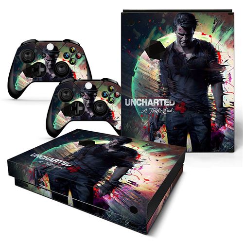 Autocollant Stickers de Protection pour Console et Manette Microsoft Xbox X - Uncharted (TN-XBONEX-0520)