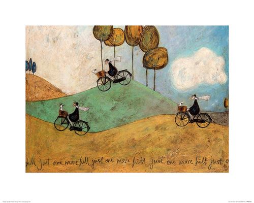 Sam Toft reproduction d'art Just One More Hill 50 x 40 cm