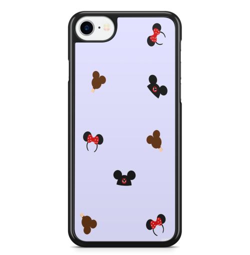 Coque Fifrelin Noire pour iPhone XS MAX Mickey Minnie Hats Disney Cute