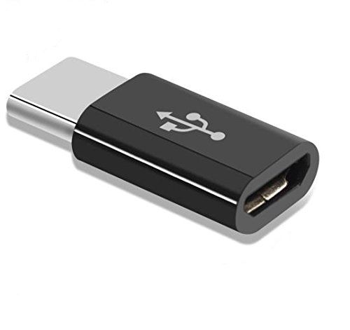 INECK® Adaptateur convertisseur connecteur USB C vers Micro USB pour MacBook, MacBook Pro, Galaxy Note 8/S8/S8 Plus, Nokia 8, HTC 10, LG V30/G6/G5, Nexus 5 x/6P et bien plus encore
