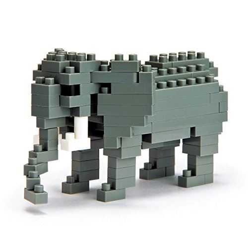 Kit de construction d'éléphant nanobloc