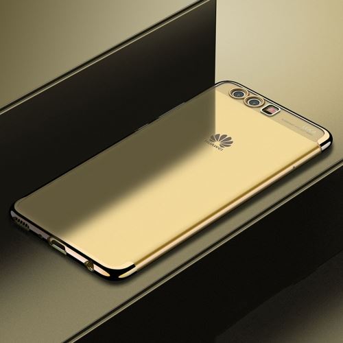 Huawei P10 Plus Coque Protection TPU Doré Electroplating ALS47606