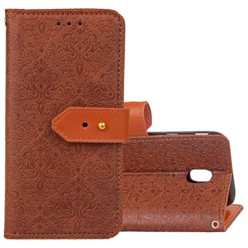 Galaxy J5 (2017) Housse Etui Cuir PU Horizontal Marron ALS51812