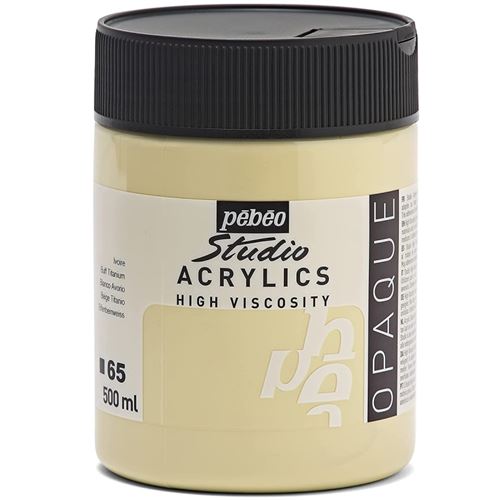 Peinture acrylique Pébéo Studio High Viscosity - Opaque - 500 ml
