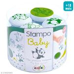 Joustra J41806 Lot De 26 Tampons Animaux Dans Une Mallette Avec Bloc De Coloriage