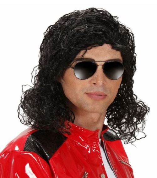 Perruque roi de la pop