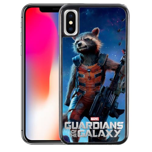 Coque pour iPhone XS gardiens de la galaxie rocket