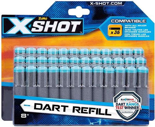X-Shot Recharge De 30 Fléchettes En Mousse Excel Xshot - 3618