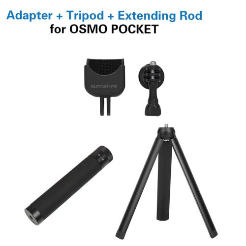 1 Set Mount Adapter Support + trépied + Rod Extension pour DJI OSMO Pocket Camera