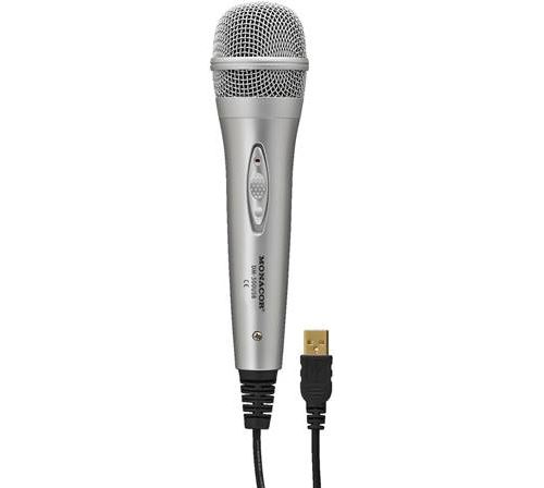 Microphone dynamique Monacor DM-500USB
