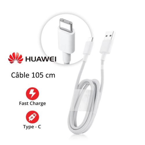 Câble Usb Vers Type C Pour Recharge De Données Hua-wei Et Autres