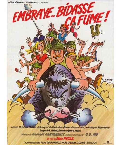 Embraye Bidasse, ça fume AFFICHE CINEMA ORIGINALE