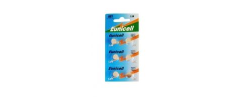 EUNICELL - Lot de 6 PILES AG7 G7 LR927,395 1,5V