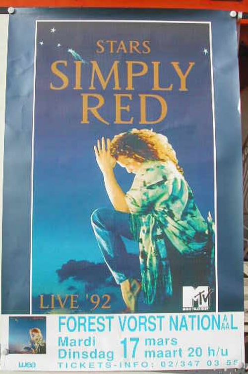 Simply Red - 65x100 cm - AFFICHE / POSTER