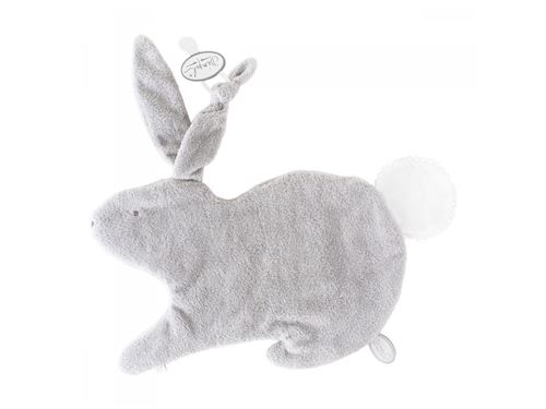 Dimpel - Doudou lapin Emma Classic gris clair - gris