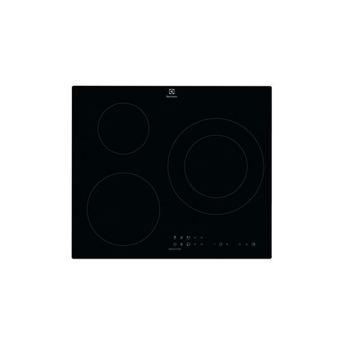 Electrolux CIT60336CK - Table de cuisson à induction - 3 plaques de cuisson - Niche - largeur : 56 cm - profondeur : 49 cm - noir - noir